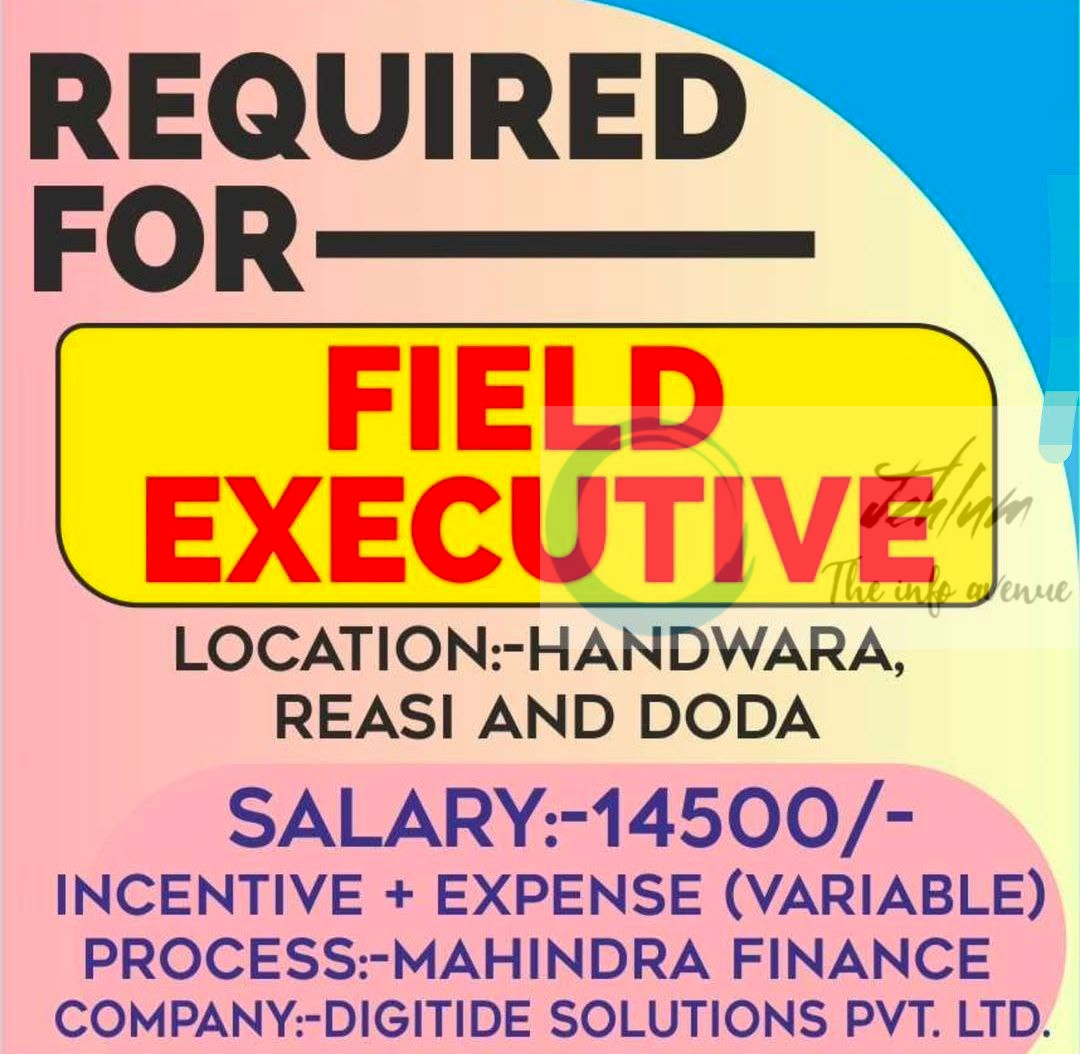 DIGITIDE SOLUTIONS PVT LTD DSPL FIELD EXECUTIVE JOB OPPORTUNITIES 2025 2 DIGITIDE SOLUTIONS PVT LTD DSPL FIELD EXECUTIVE JOB OPPORTUNITIES 2025