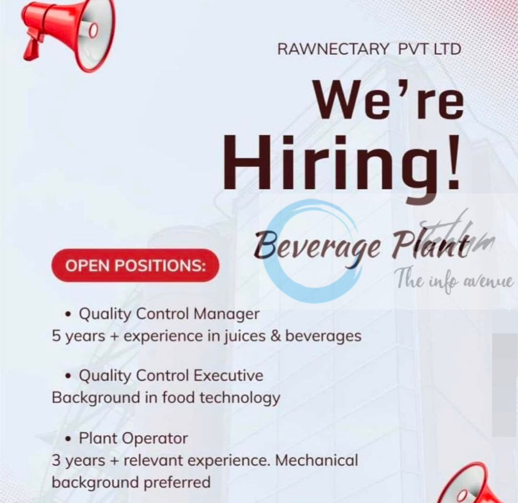 RAWNECTARY PVT LTD PULWAMA JOB OPPORTUNITIES NOTICE 2025
