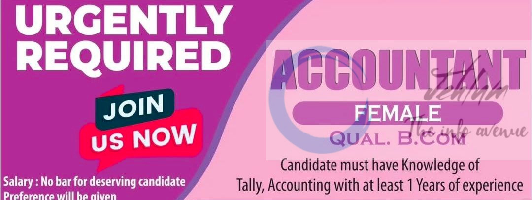 KHURSHEED ENTERPRISES KE SRINAGAR ACCOUNTANT JOB OPPORTUNITIES NOTICE 2025