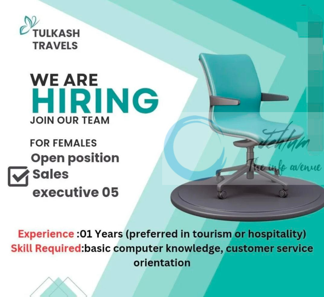 TULKASH TRAVELS SRINAGAR SALES EXECUTIVE JOB OPPORTUNITIES WALK IN 2025 2 TULKASH TRAVELS SRINAGAR SALES EXECUTIVE JOB OPPORTUNITIES WALK IN 2025