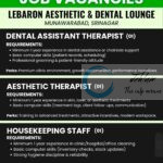 LEBARON AESTHETIC AND DENTAL LOUNGE SRINAGAR JOB OPPORTUNITIES 2025