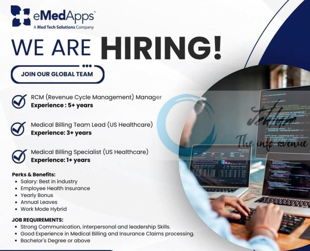 EMEDAPPS MED TECH SOLUTIONS SRINAGAR JOB OPPORTUNITIES NOTICE 2025