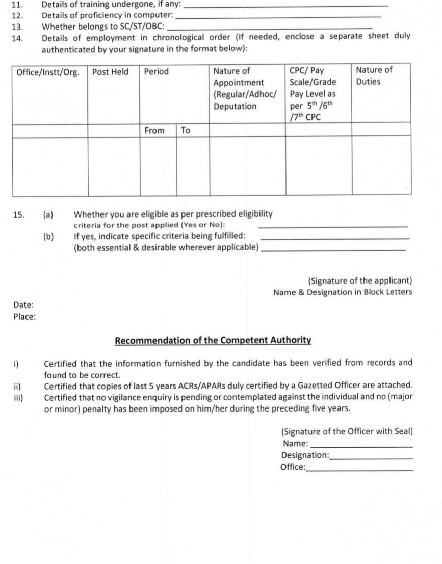 TELECOM DISPUTES SETTLEMENT APPELLATE TRIBUNAL TDSAT JOB OPPORTUNITIES NOTICE 2025