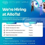 ALLOTS GEEK WORLD PVT LTD SRINAGAR JOB OPPORTUNITIES 2025