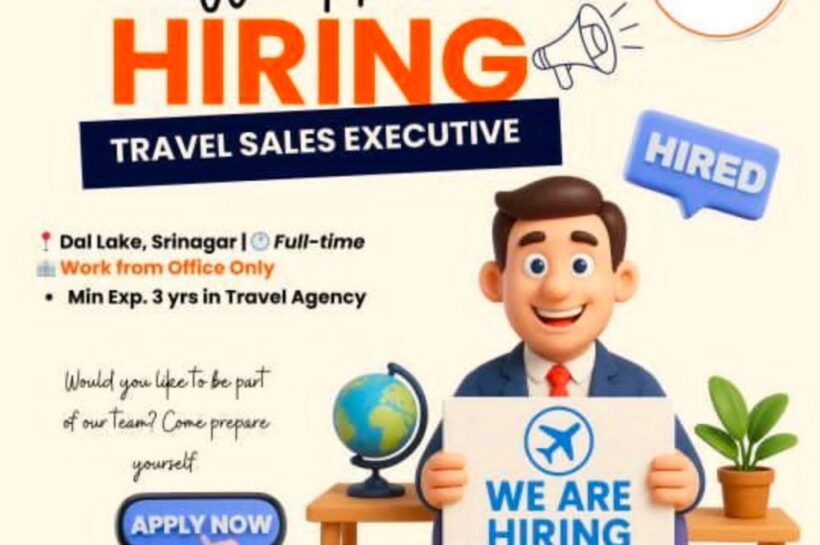 JOURNEYS EXOTICA JE SRINAGAR TRAVEL SALES EXECUTIVE JOB OPPORTUNITIES 2025 JOURNEYS EXOTICA JE SRINAGAR TRAVEL SALES EXECUTIVE JOB OPPORTUNITIES 2025