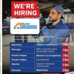 MASTER MECHANICS MM GANDERBAL JOB OPPORTUNITIES 2025