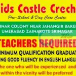 KIDS CASTLE CRECHE SRINAGAR TEACHERS JOB OPPORTUNITIES 2025
