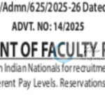 NATIONAL INSTITUTE OF TECHNOLOGY NIT DELHI FACULTY POSITIONS JOB OPPORTUNITIES NOTICE 14/2025