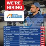 MASTER MECHANICS MM GANDERBAL JOB OPPORTUNITIES 2025