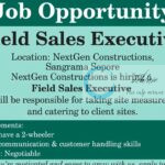 NextGen Constructions sopore Field Sales Executive Job opportunities 2025