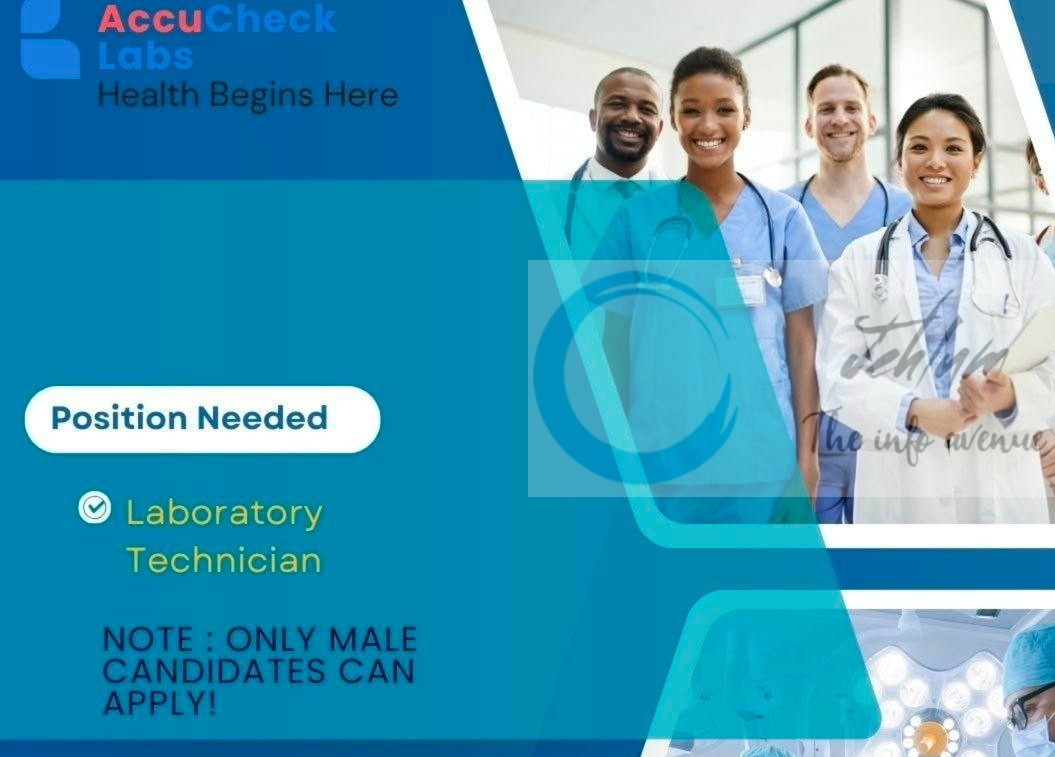 AccuCheck Labs srinagar Laboratory Technician Job opportunities 2025