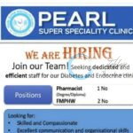 ALERT PEARL SUPER SPECIALITY CLINIC SRINAGAR PHARMACIST/FMPHW JOB OPPORTUNITIES 2025