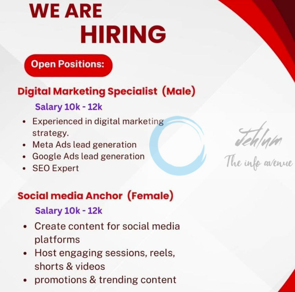 TASHA TRAVEL SRINAGAR JOB OPPORTUNITIES 2025