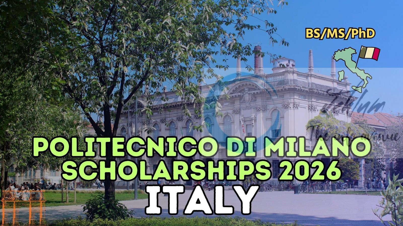 Politecnico Di Milano Italy fully funded Scholarships 2026