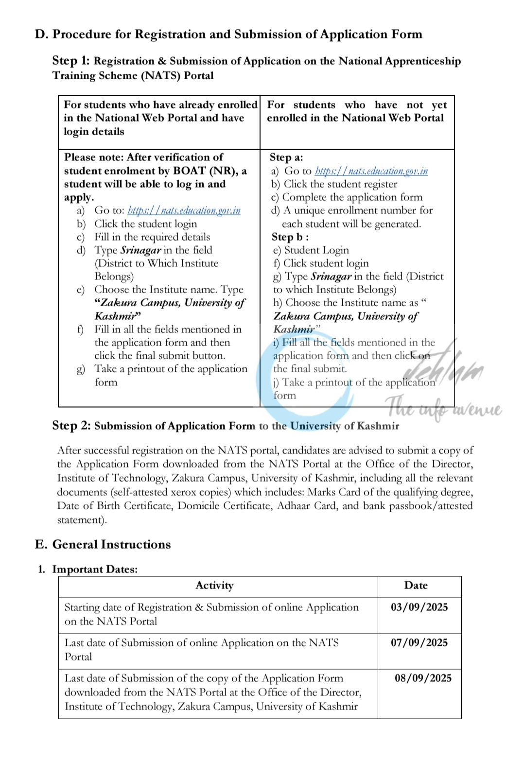 Kashmir University Institute of Technology IoT Apprenticeship Opportunities Notification 2025
