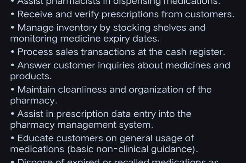 Central Drug House Pharmacy Srinagar Pharmacist Job Opportunity 2025 Central Drug House Pharmacy Srinagar Pharmacist Job Opportunity 2025