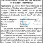 Cluster University of Jammu CU Dept of Chemistry Student Internship Advt DIP/J-2094-P Research Opportunities 2025