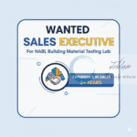 NABL Building Material Testing Lab jammu sales executive job opportunities 2025