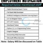Next Generation Institute of Computers and Technology NGICT Srinagar job opportunities 2025