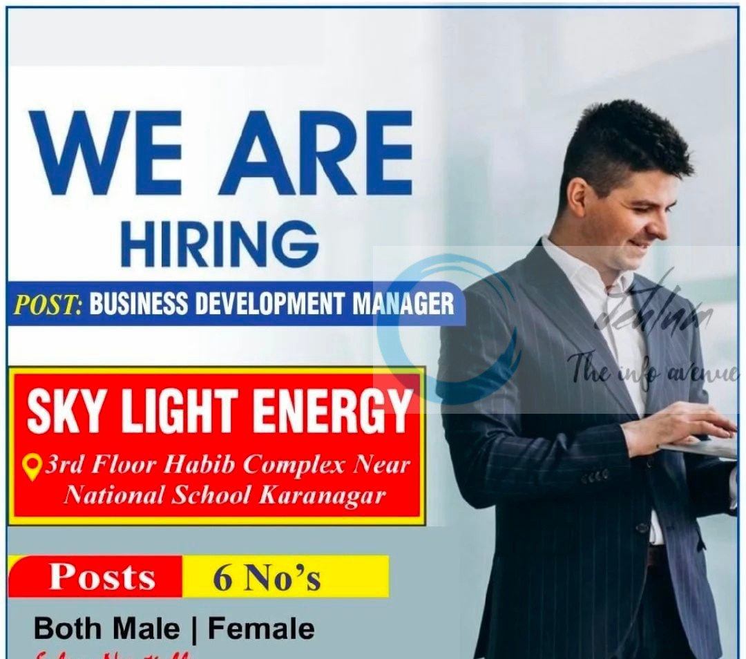 Sky Light Energy srinagar Business Development Manager job opportunities 2025