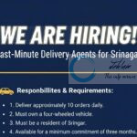 JIFFY DELIVERIES SRINAGAR DELIVERY AGENTS JOB OPPORTUNITIES 2025