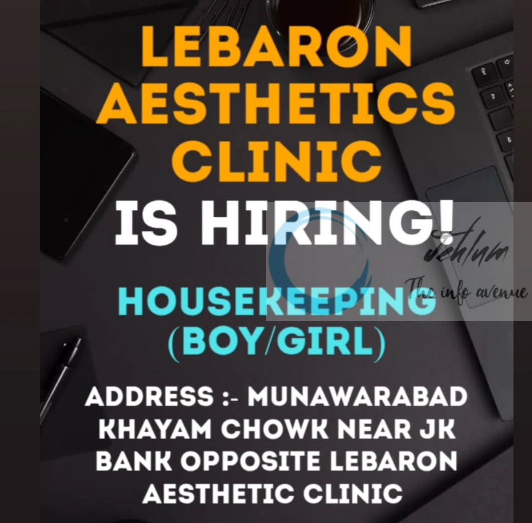 LEBARON AESTHETICS CLINIC SRINAGAR HOUSE KEEPING JOB OPPORTUNITIES 2025 2 LEBARON AESTHETICS CLINIC SRINAGAR HOUSE KEEPING JOB OPPORTUNITIES 2025