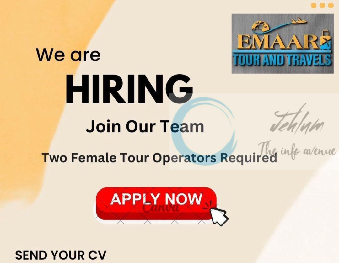 EMAARE TOUR AND TRAVELS SRINAGAR TOUR OPERATOR JOB OPPORTUNITIES 2025 2 EMAARE TOUR AND TRAVELS SRINAGAR TOUR OPERATOR JOB OPPORTUNITIES 2025