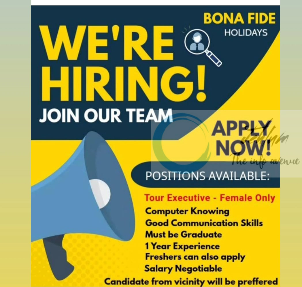 Bona Fide Holidays srinagar tour executive job opportunities 2025 2 Bona Fide Holidays srinagar tour executive job opportunities 2025