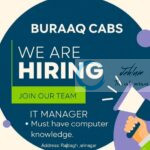 Buraaq Cabs srinagar IT Manager job opportunities 2025