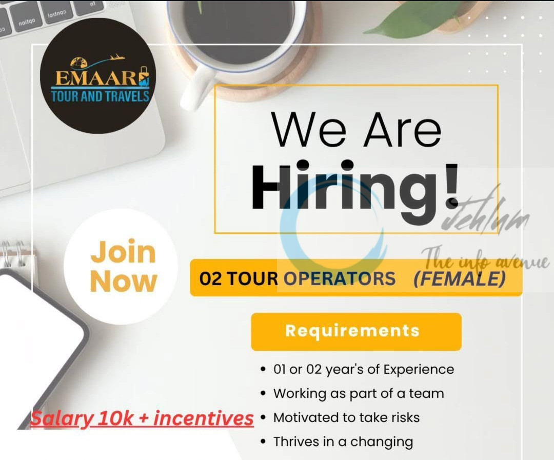 EMAAR TOUR AND TRAVELS SRINAGAR TOUR OPERATORS JOB OPPORTUNITIES NOTICE 2025 2 EMAAR TOUR AND TRAVELS SRINAGAR TOUR OPERATORS JOB OPPORTUNITIES NOTICE 2025
