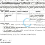 Kashmir University ku deptt of Botany JRF job opportunities walk in F/RUSA/walk-in-interview/JRF/KU/2