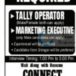 CONNECT SRINAGAR JOB OPPORTUNITIES 2025