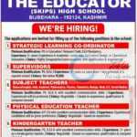 THE EDUCATOR SKIPS HIGH SCHOOL BIJBEHARA FACULTY JOB OPPORTUNITIES 2025