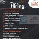 Birla Open Minds International School pampore job opportunities 2025