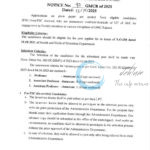 Government Medical College and Associated Hospital Rajouri GMCR Faculty job opportunities Notice 97 of 2025