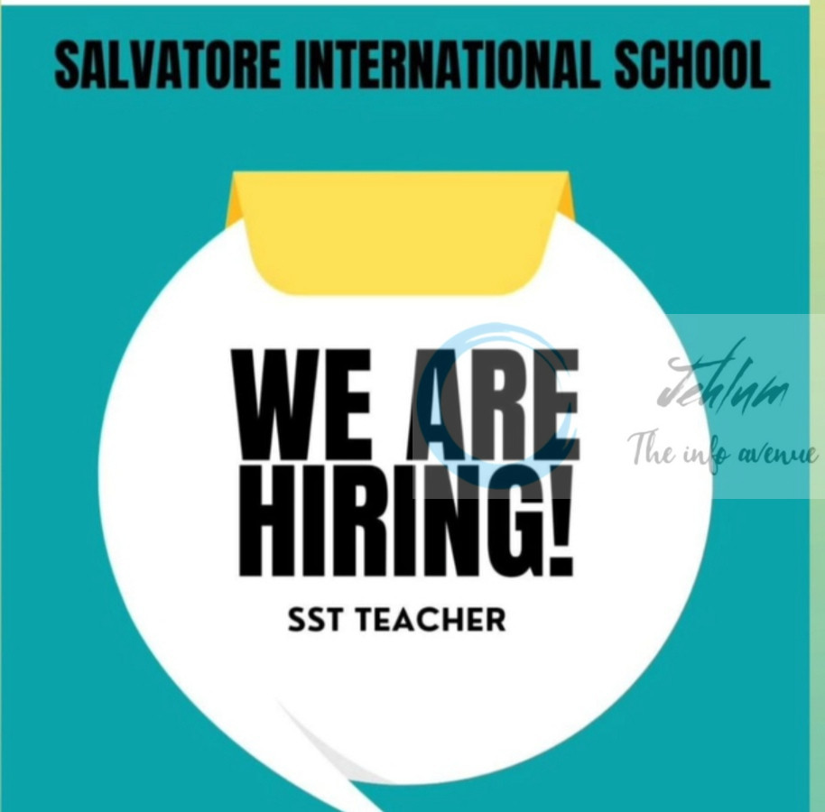 Salvatore International School sumbal job opportunities 2025