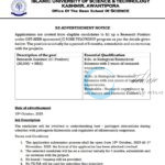 Islamic University of Science and Technology IUST AWANTIPORA RA job opportunities 2025