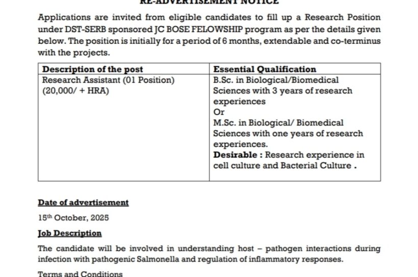 Islamic University of Science and Technology IUST AWANTIPORA RA job opportunities 2025 Islamic University of Science and Technology IUST AWANTIPORA RA job opportunities 2025