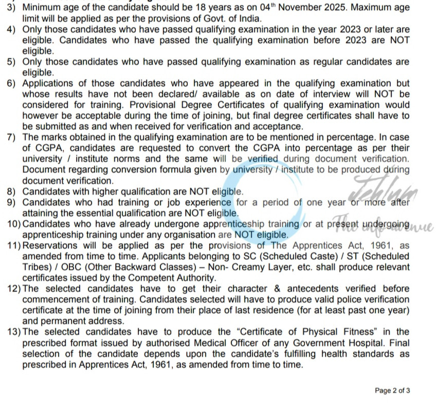 Electronics and Radar Development Establishment LRDE DRDO Bengaluru Apprentice job opportunities LRDE/APP-TRG/2025-26/W-1