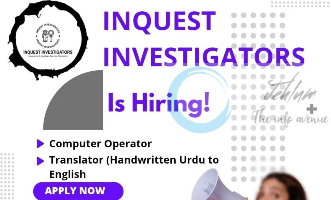 Inquest Investigators srinagar job opportunities 2025