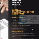 North Whale Media Srinagar Digital Marketer/ Office Assistant Jobs Opportunities 2025