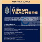APEX PUBLIC SCHOOL SOPORE TEACHER JOB OPPORTUNITIES 2025