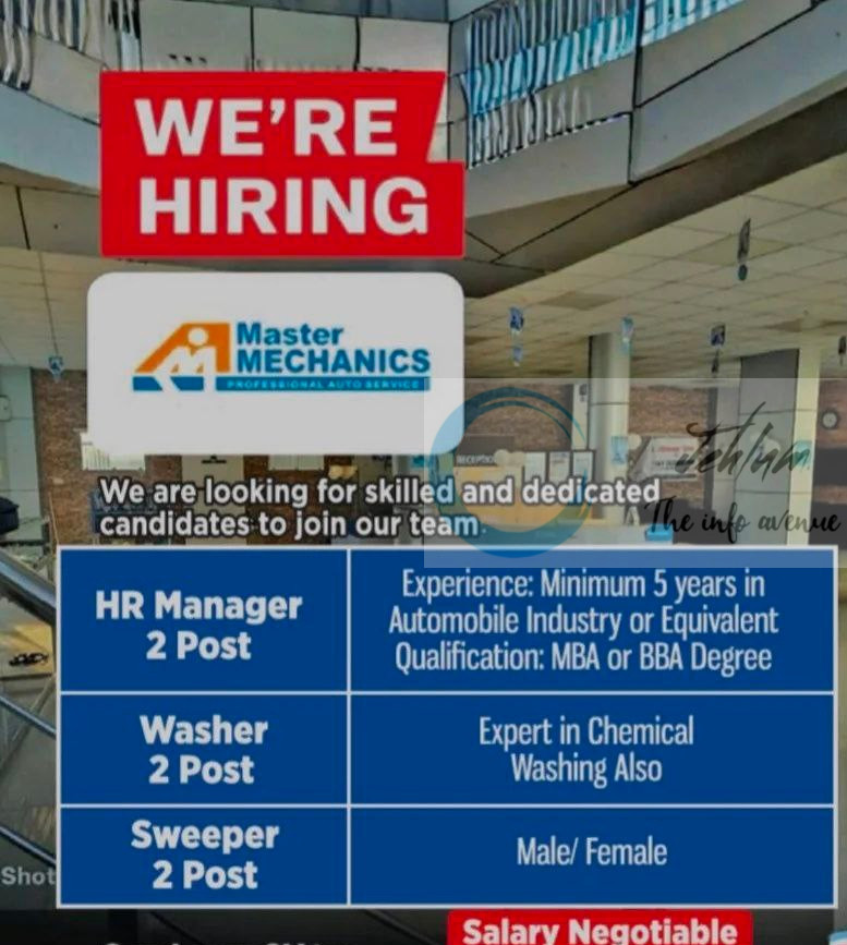 Master Mechanics Ganderbal Job opportunities notice 2025 2 Master Mechanics Ganderbal Job opportunities notice 2025