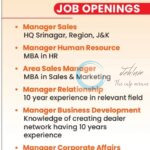HIDDEN VALLEY BANDAY IMPEX SRINAGAR JOB OPPORTUNITIES 2025