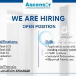 Ascensor Lifts and Automation srinagar job opportunities 2025