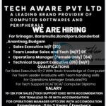 Tech Aware Pvt Ltd Srinagar Jobs Opportunities Walk-In 2025