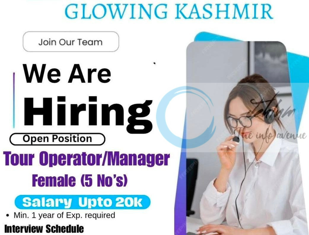 Glowing Kashmir srinagar job opportunities 2025 2 Glowing Kashmir srinagar job opportunities 2025