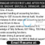 WAAH KASHMIR HOSPITALITY PVT LTD SRINAGAR ACCOUNTANT JOB OPPORTUNITIES 2025