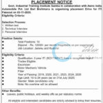 Govt Industrial Training Institute Samba ITI job opportunities 2025