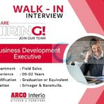 Arco Interio Srinagar/Baramulla Business Development Executive job opportunities Walk-In 2025